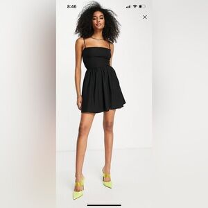 ASOS Design Lace up dress